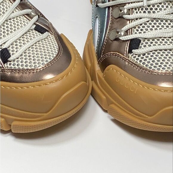 Gucci Flashtrek Leather Sneaker size 36.5 - Picture 11 of 14